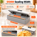 MiniTrendz SealVixo™ – 2-in-1 Rechargeable Smart Bag Sealer & Cutter