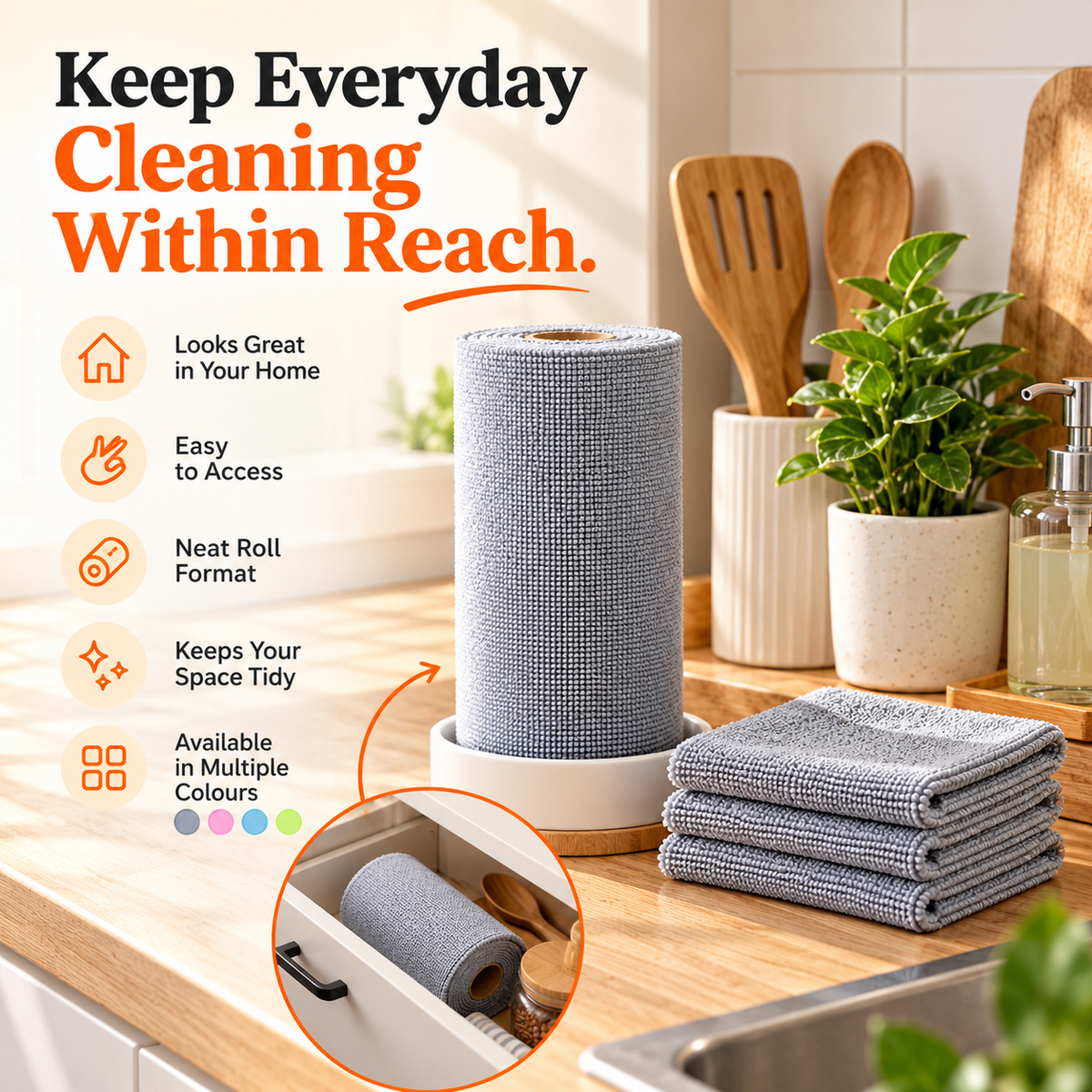 WipeMate Microfiber Roll