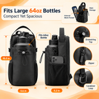 MagniCarry : Magnetic Gym Bottle Holder & Organizer Bag