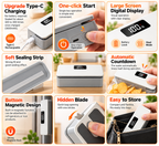 MiniTrendz SealVixo™ – 2-in-1 Rechargeable Smart Bag Sealer & Cutter