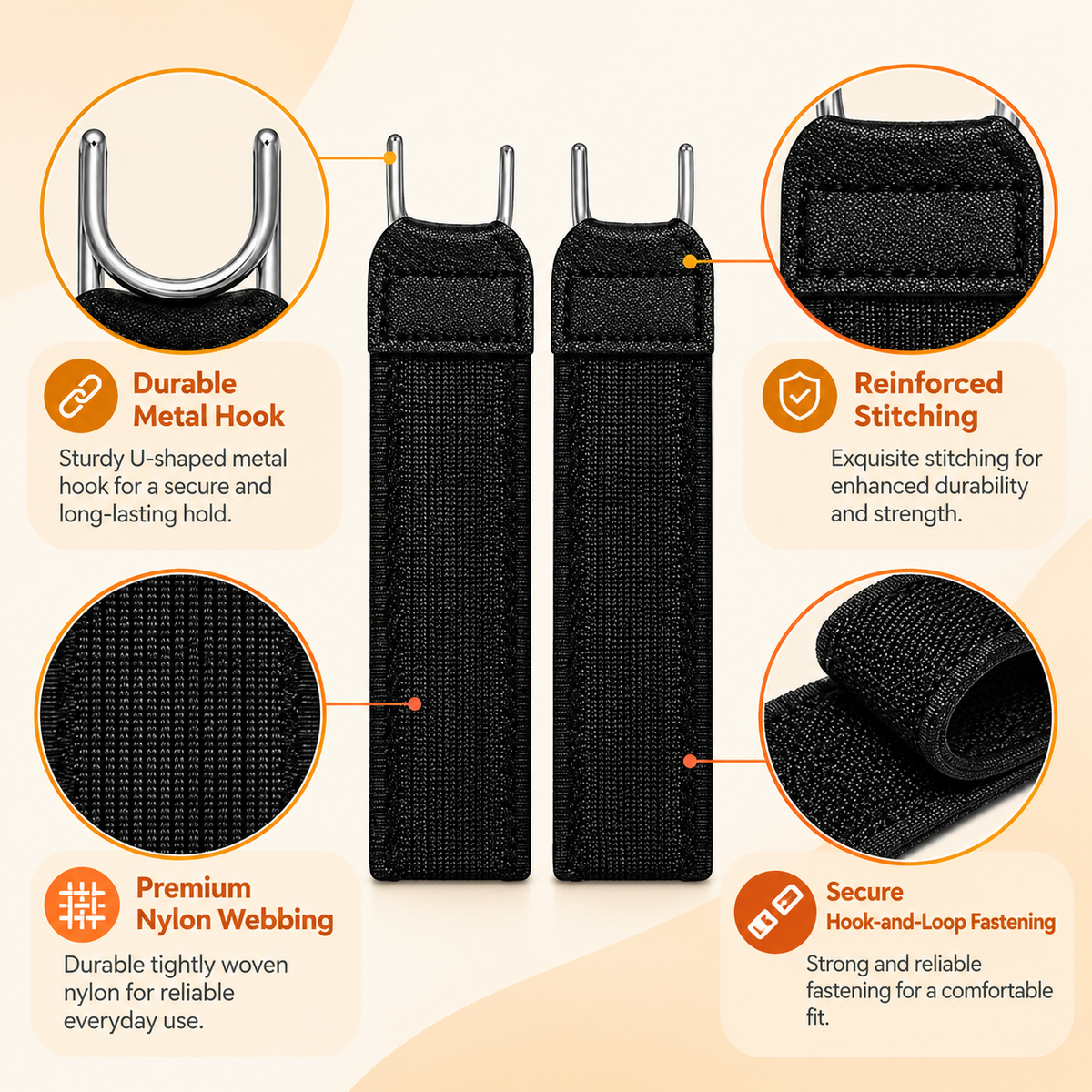 MiniTrendz FlexiHook : Buckleless Elastic Belt Set of 2
