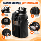 MagniCarry : Magnetic Gym Bottle Holder & Organizer Bag