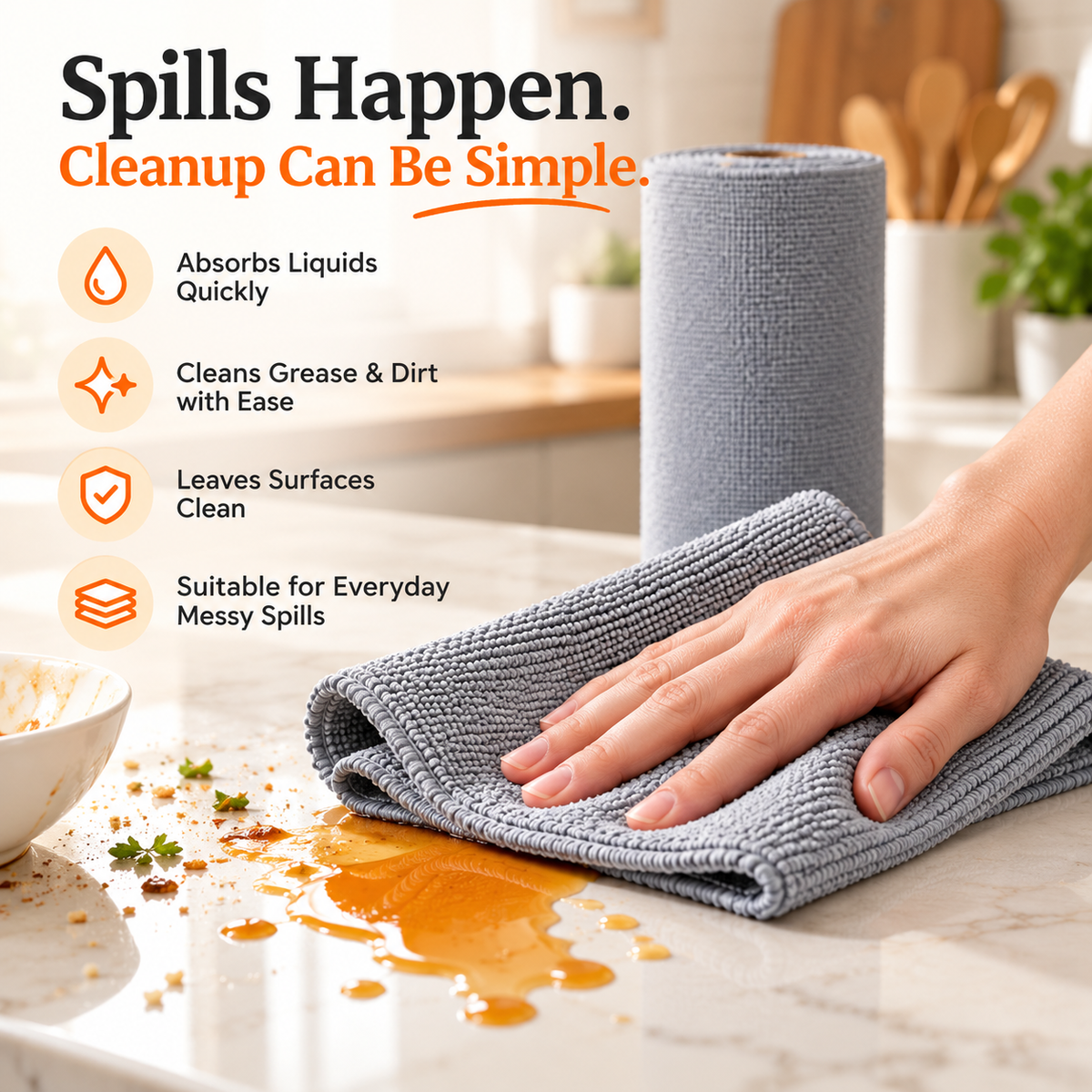 WipeMate Microfiber Roll