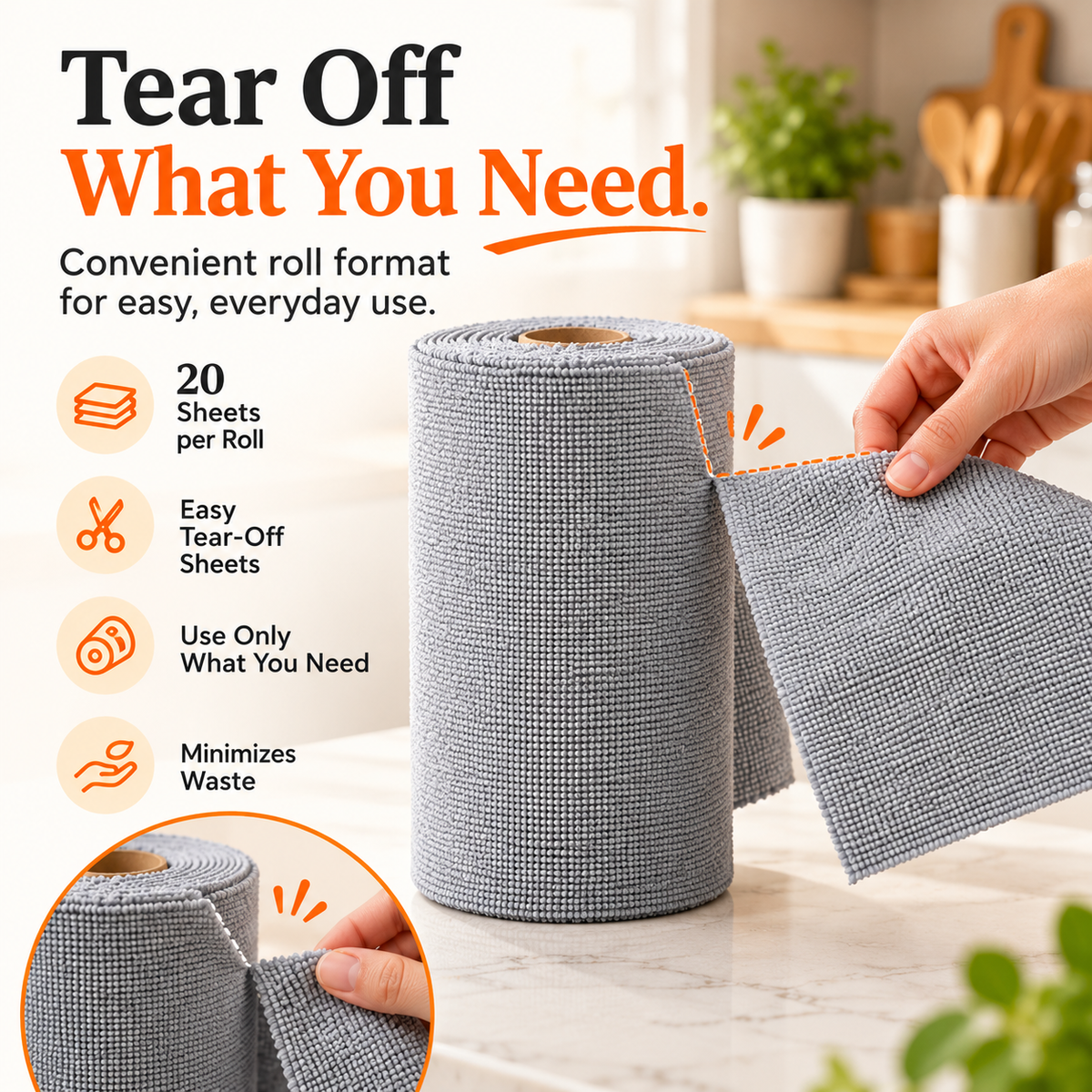 WipeMate Microfiber Roll