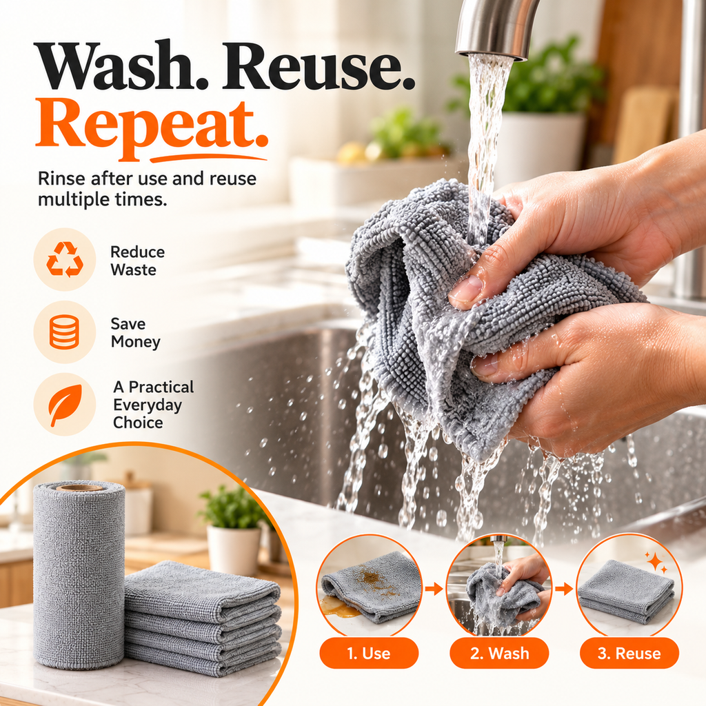 WipeMate Microfiber Roll