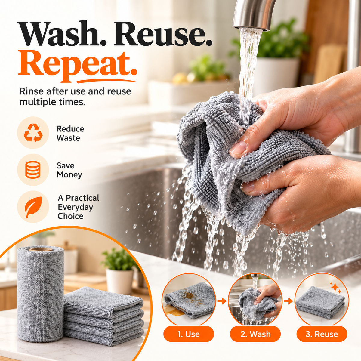 WipeMate Microfiber Roll